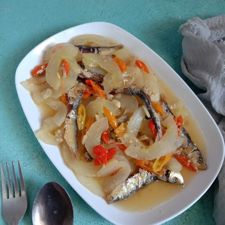 Timun Ikan Asin Kuah Pedas