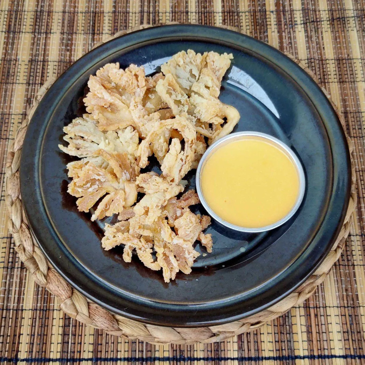 Jamur Krispy Saus Keju