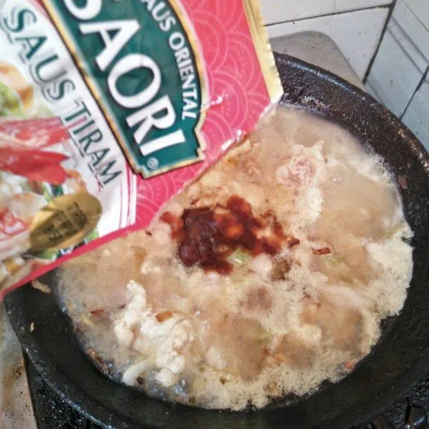 Step 4 Omlet Ayam Pare
