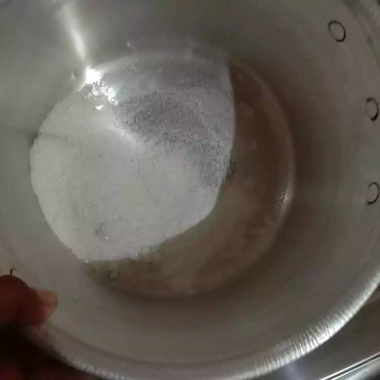 Step 1 Puding Kopi Biskuit Kelapa