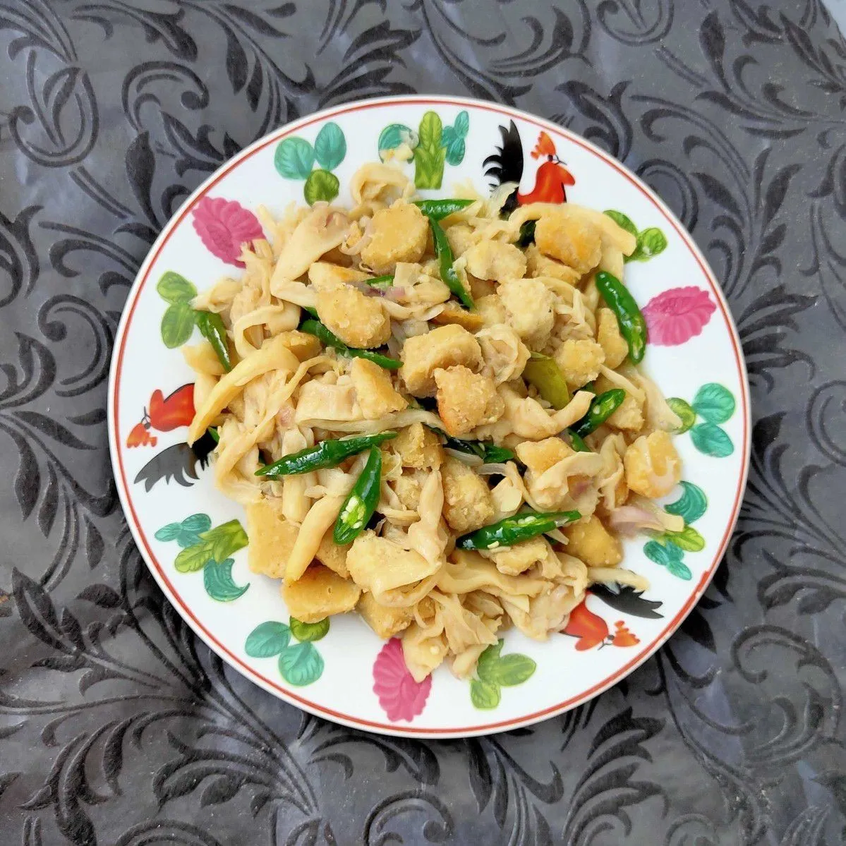 Resep Tumis Bakso Jamur Cabe Ijo Sederhana Rumahan di Yummy App