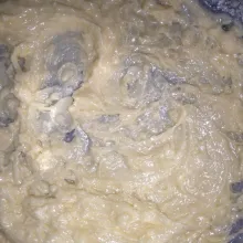 Janit F Mixer sampai rata, matikan.