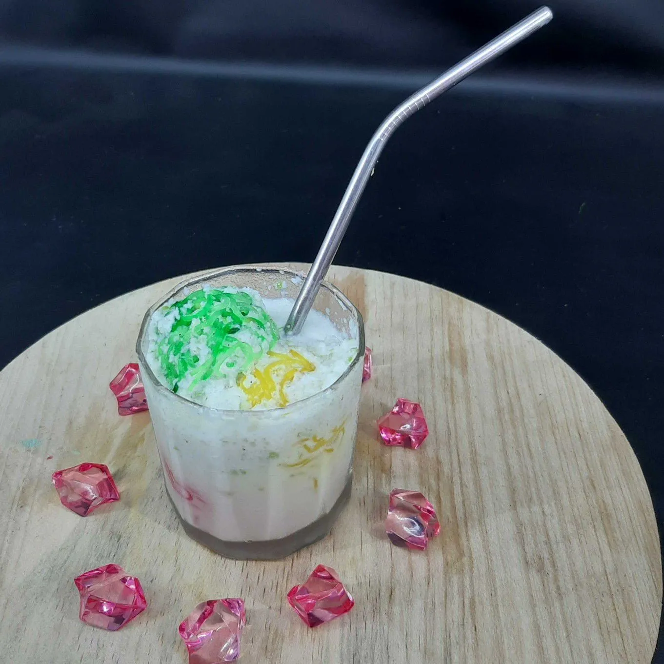 Putu Mayang Apple Milkshake #JagoMasakMinggu1Periode2