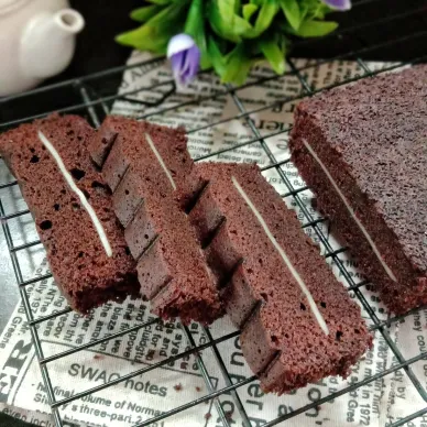 Brownies Kukus Filling Keju