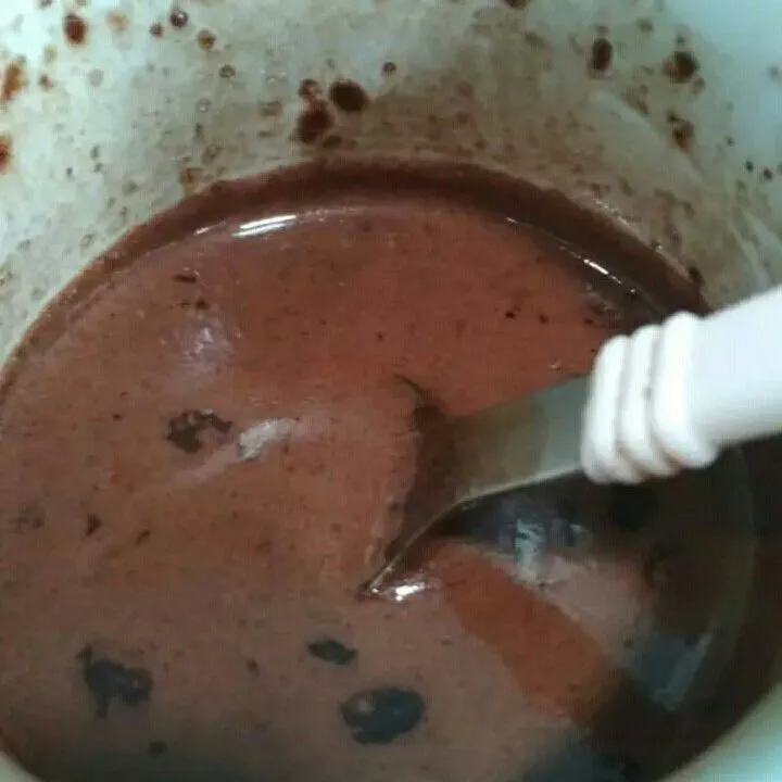 Step 1 Iced Chocolate Matcha Latte #JagoMasakMinggu1