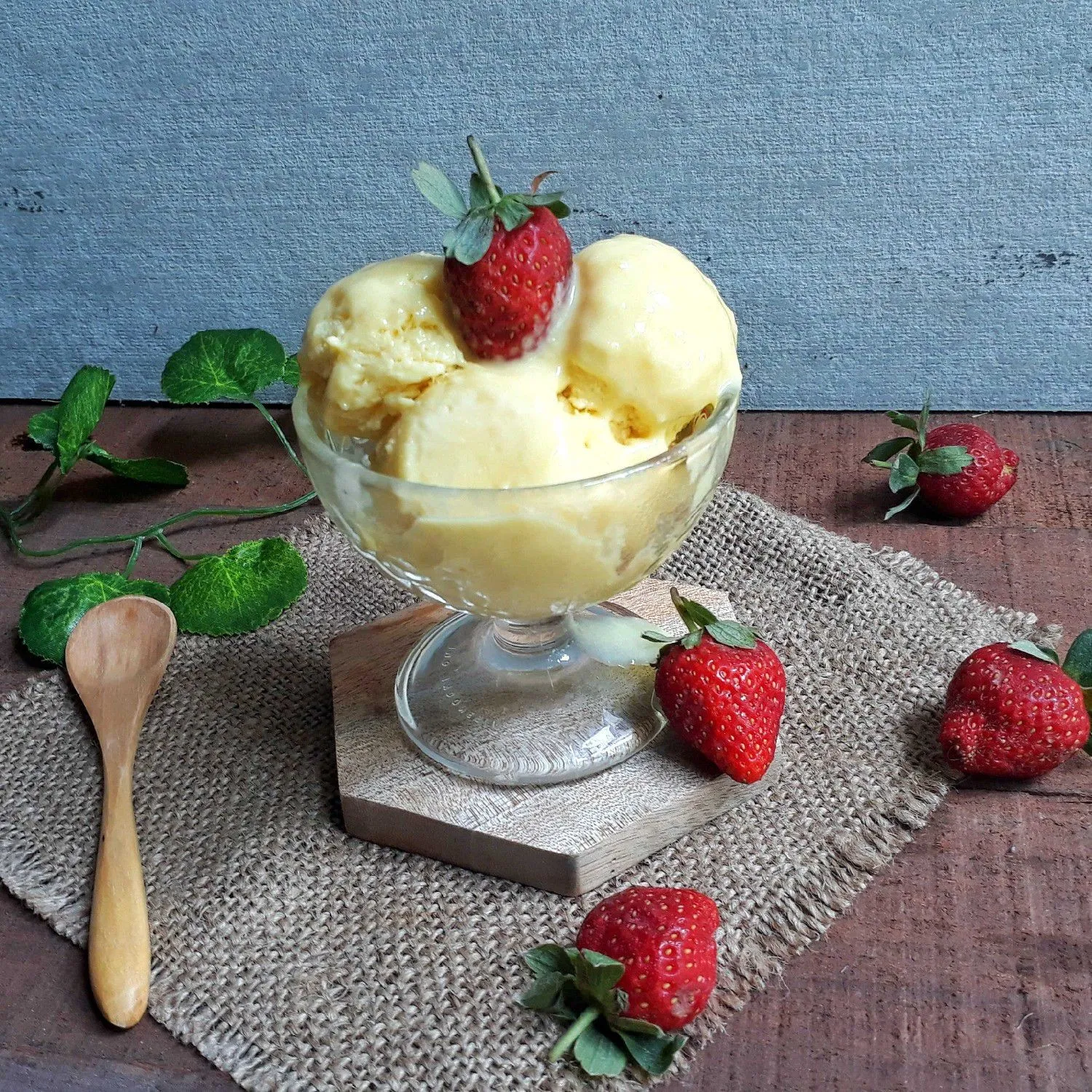 Es Cream Durian Homemade #JagoMasakMinggu1Periode2