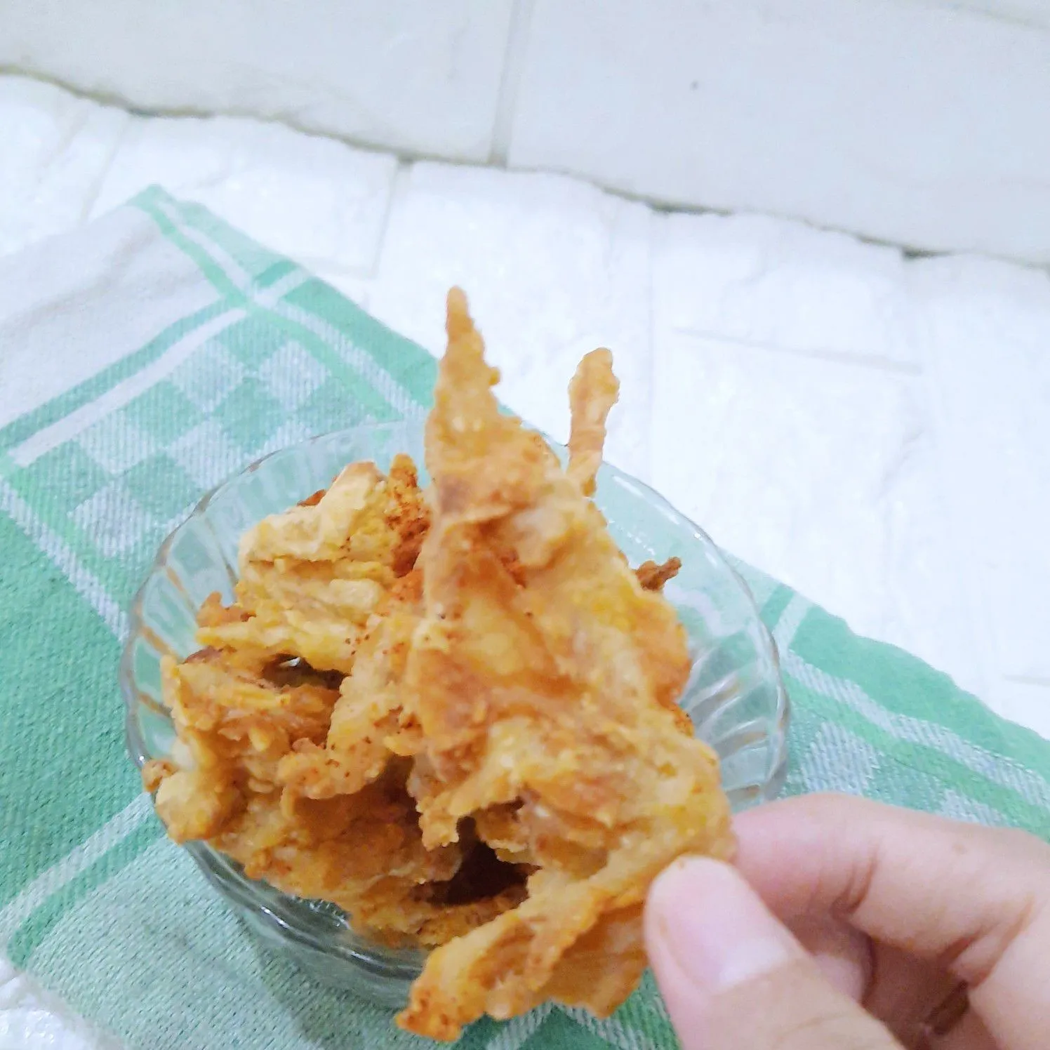 Step 8 Jamur Krispy Tanpa Telur