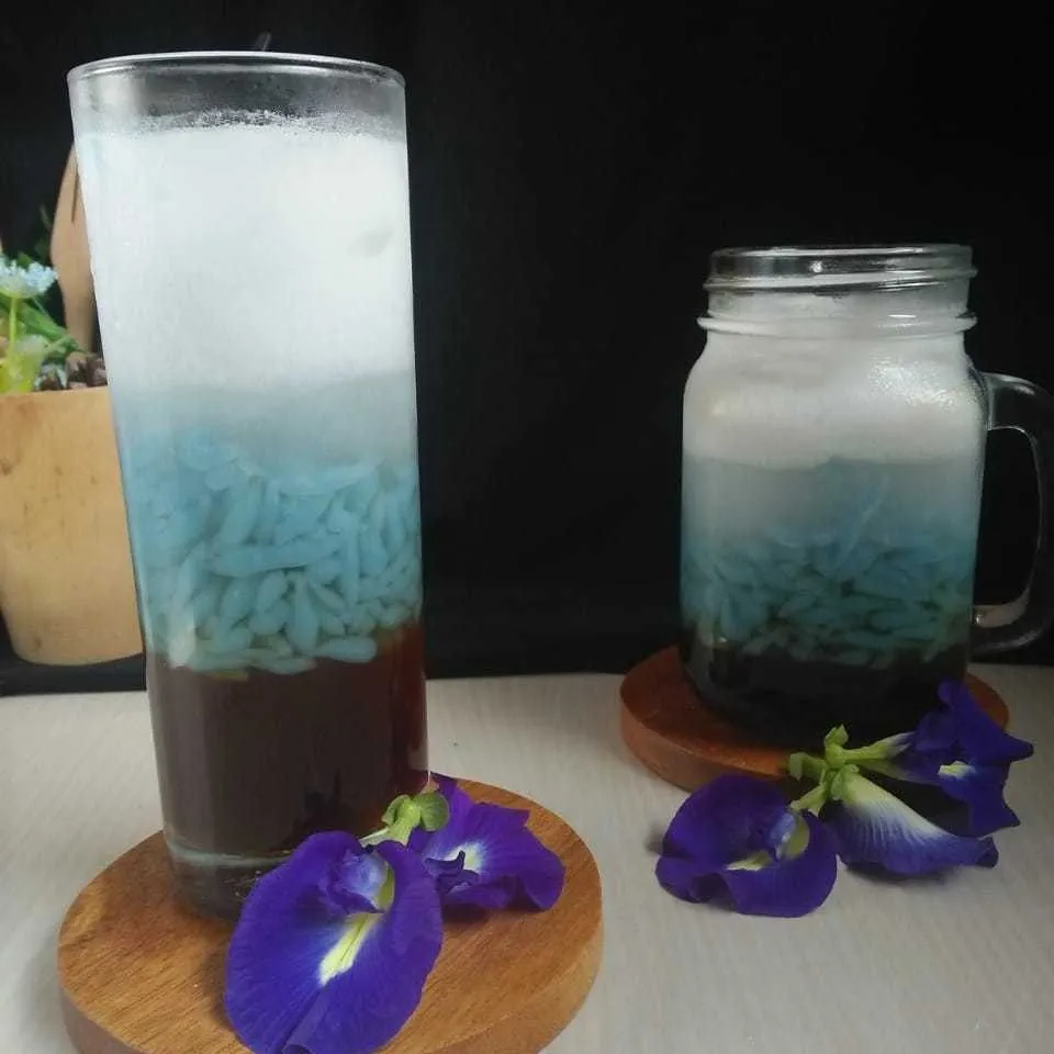 Cendol Telang (Bluepea) #JagoMasakMinggu1Periode2