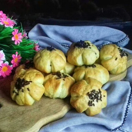 Roti Bunga Coklat Eggless