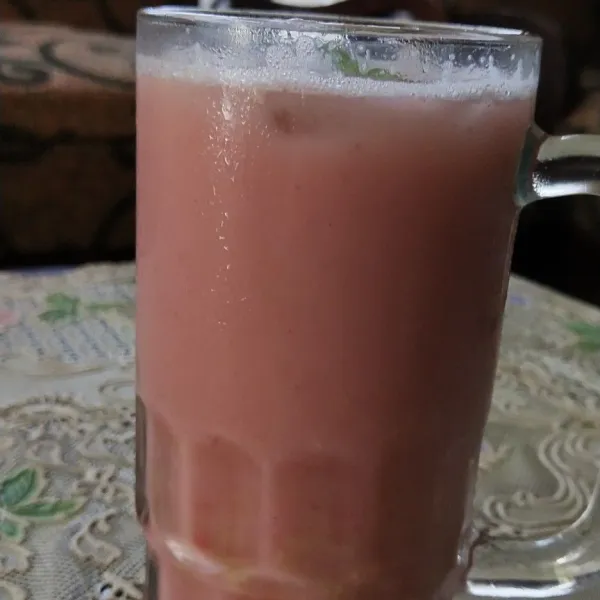 Ini hasilnya kalau diaduk ya.