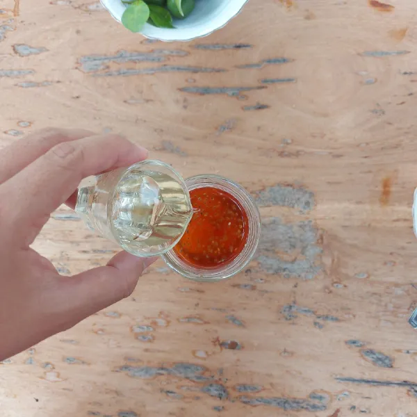Tambahkan simple syrup/gula cair secukupnya