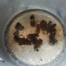 Rebus air dan asam sampai mendidih, dan asam lunak.