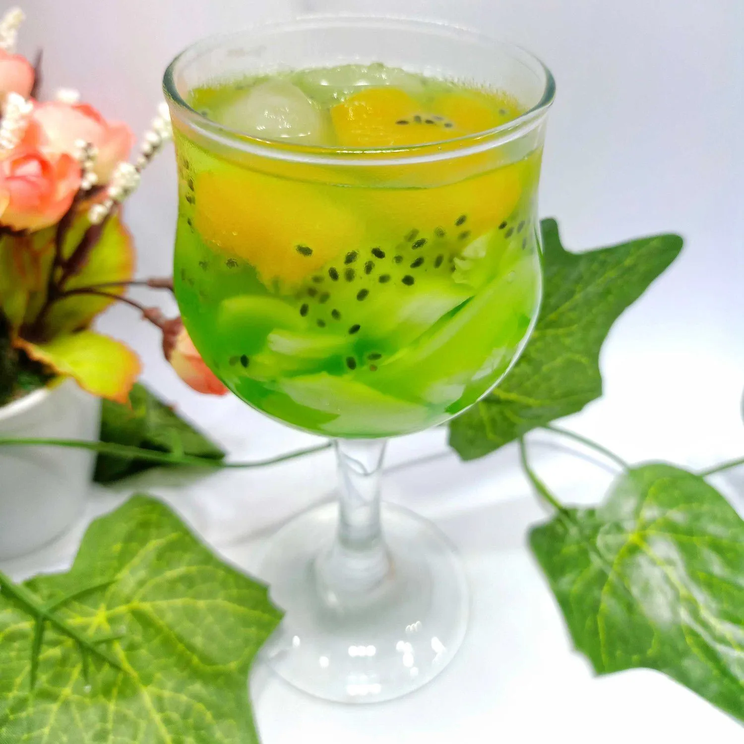 Es Degan Jeruk Sirup Melon #JagoMasakMinggu1Periode2