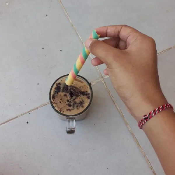 Letakan fullo di atasnya.