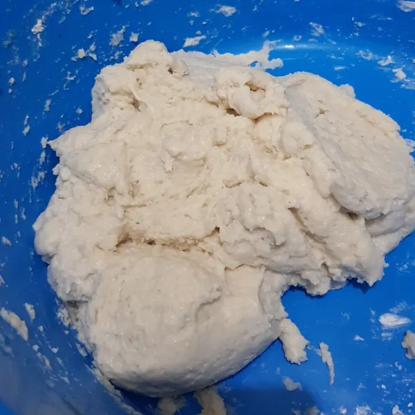 Adonan siap dibentuk dan direbus