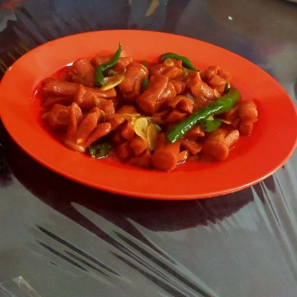 Sosis Masak Saos Tiram