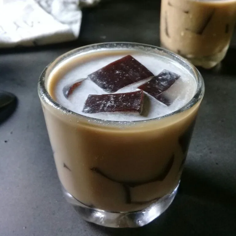 Es Jelly Kopi Susu #JagoMasakMinggu1Periode2