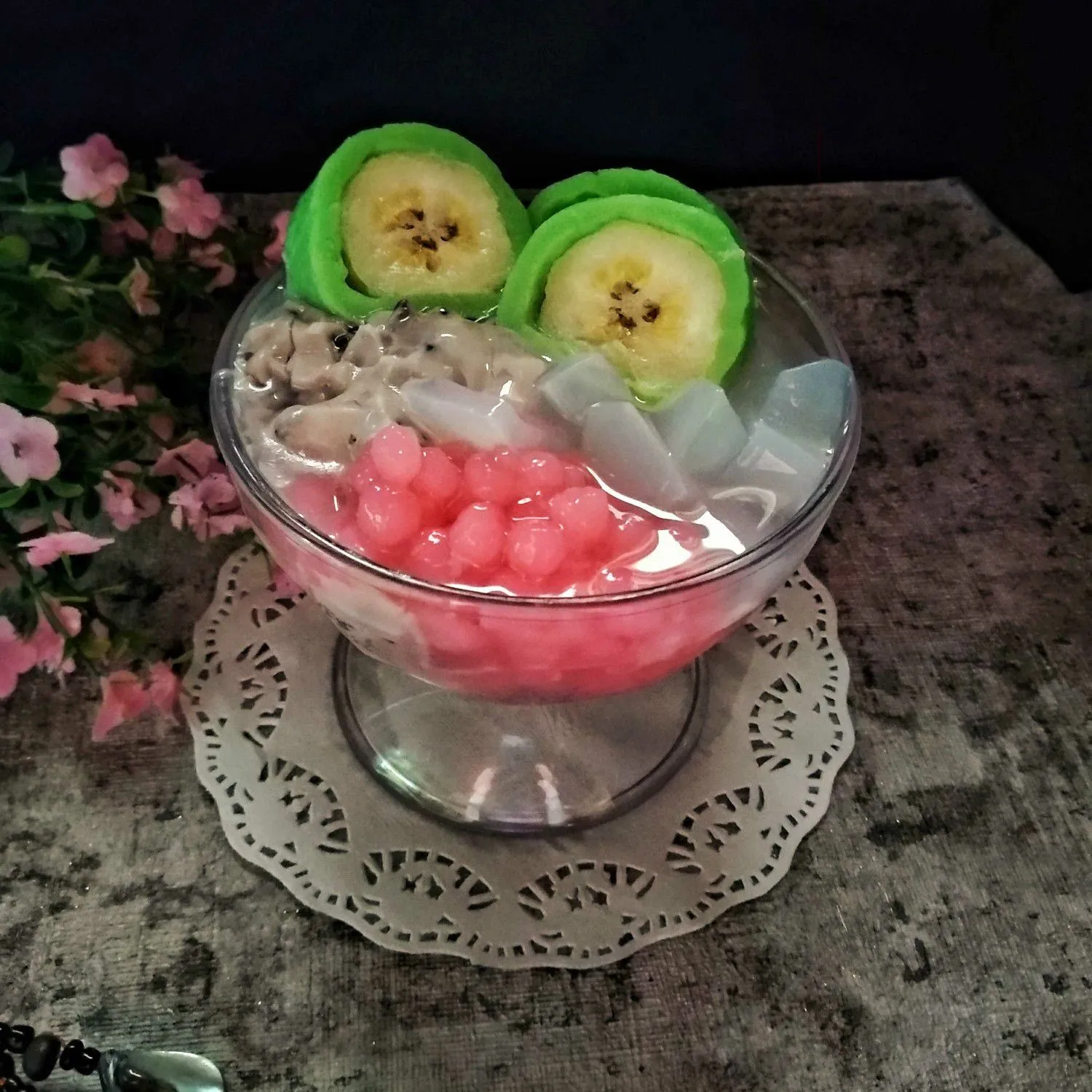 Es Pisang Ketan Hitam #JagoMasakMinggu1Periode2