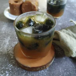 Es Cincau Gula Aren #JagoMasakMinggu1Periode2