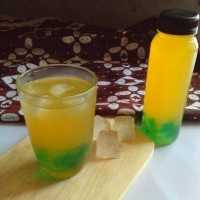 Blue Ocean Jelly Orange Juice #JagoMasakMinggu1Periode2