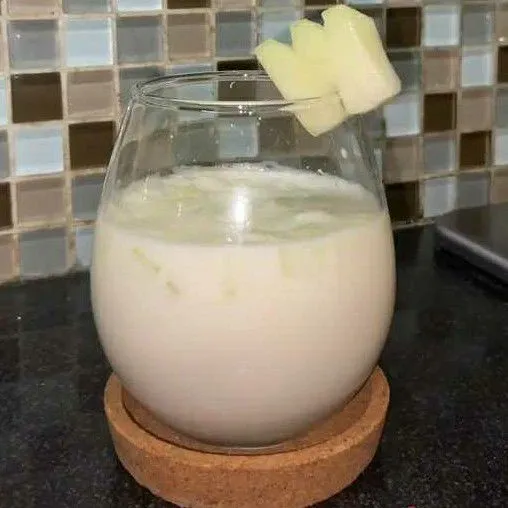 Milkita Ice (Melon Milk) #JagoMasakMinggu1Periode2