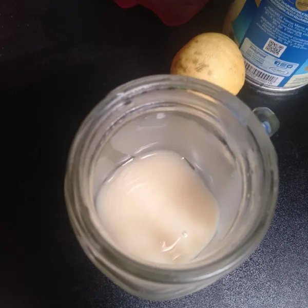 Masukkan kental manis.