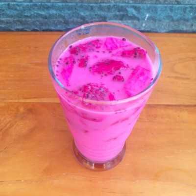  Resep  Masakan Es  Buah  Naga Sirup  Magenta 