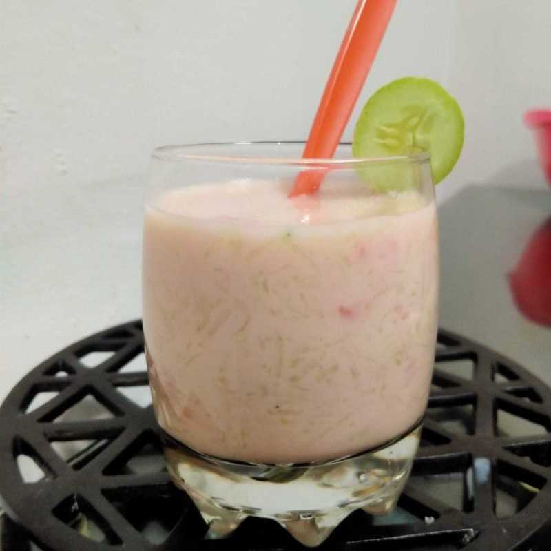 Resep Es Mentimun Susu Semangka #JagoMasakMinggu1Periode2 dari Chef