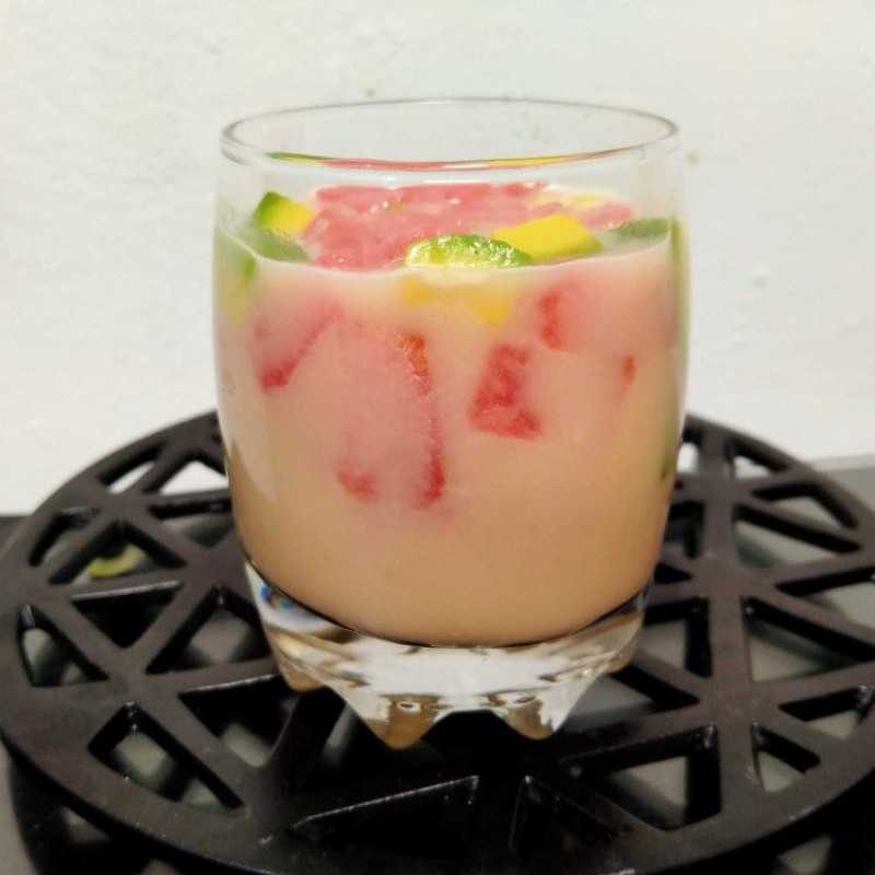 Resep Es Semangka Susu Alpukat #JagoMasakMinggu1Periode2 dari Chef Atik