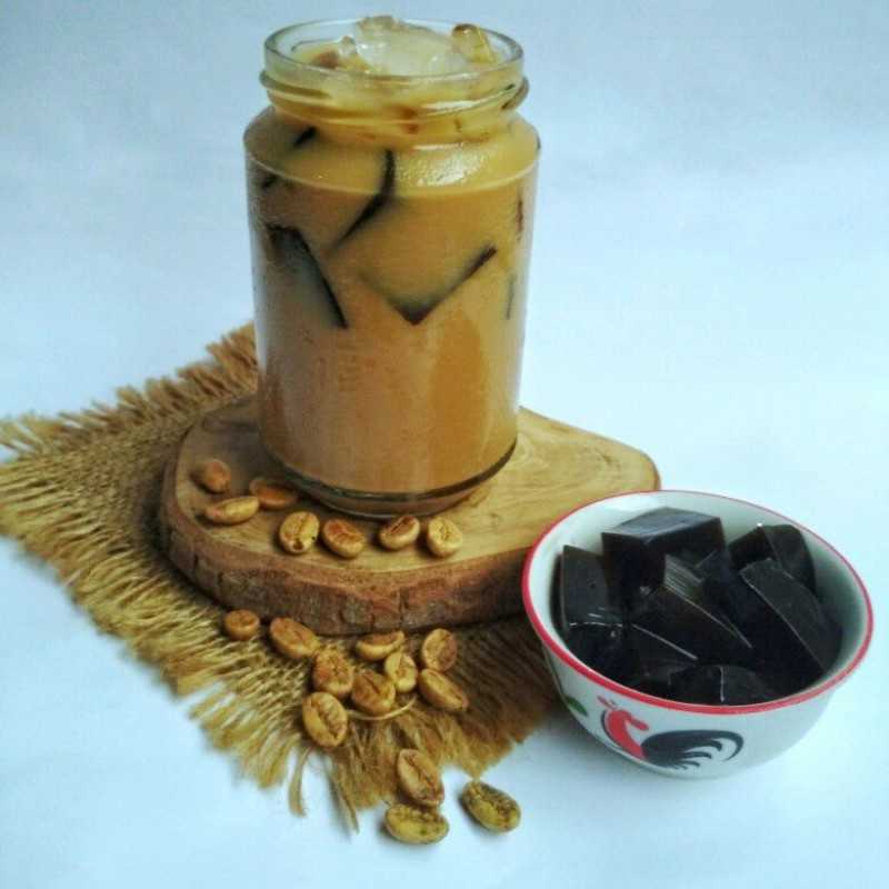 Resep Ice Cold Brew Coffee Latte Cincau Sederhana Enak | Chef Friska