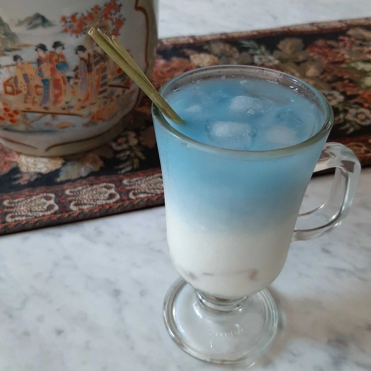 Milky Lychee Blue Tea #JagoMasakMinggu1Periode2