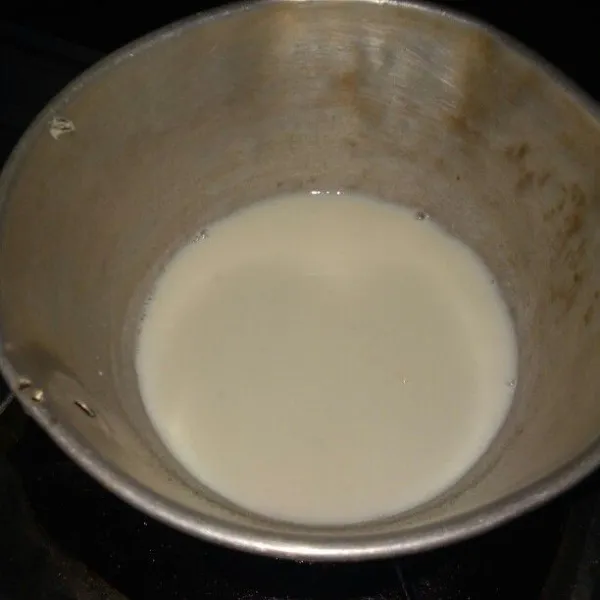 Masak sampai mendidih, matikan api.