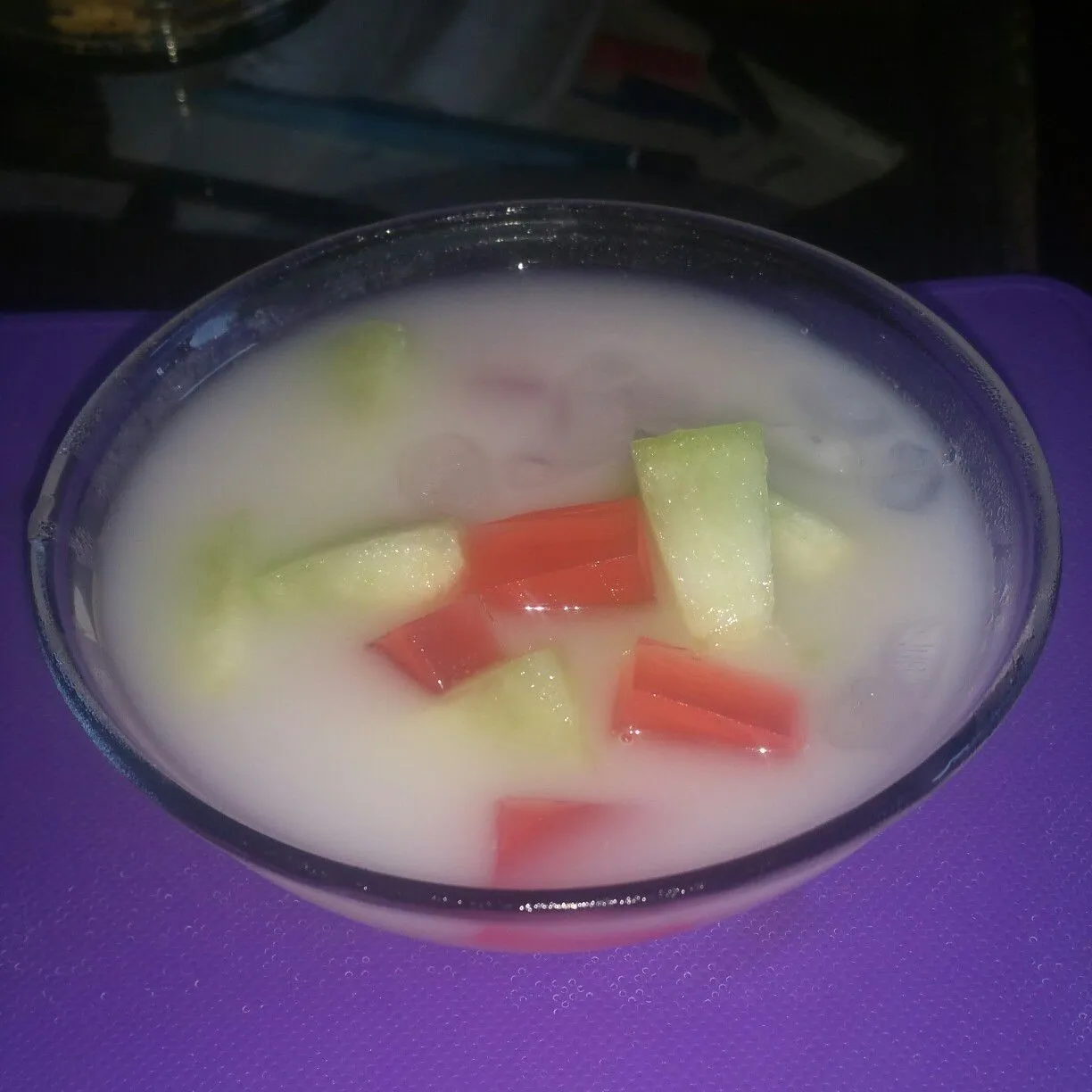 Es Melon Soda Susu #JagoMasakMinggu1Periode2