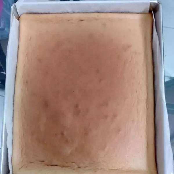 Panggang selama 20 menit, tambahan dengan api atas 3 menit.