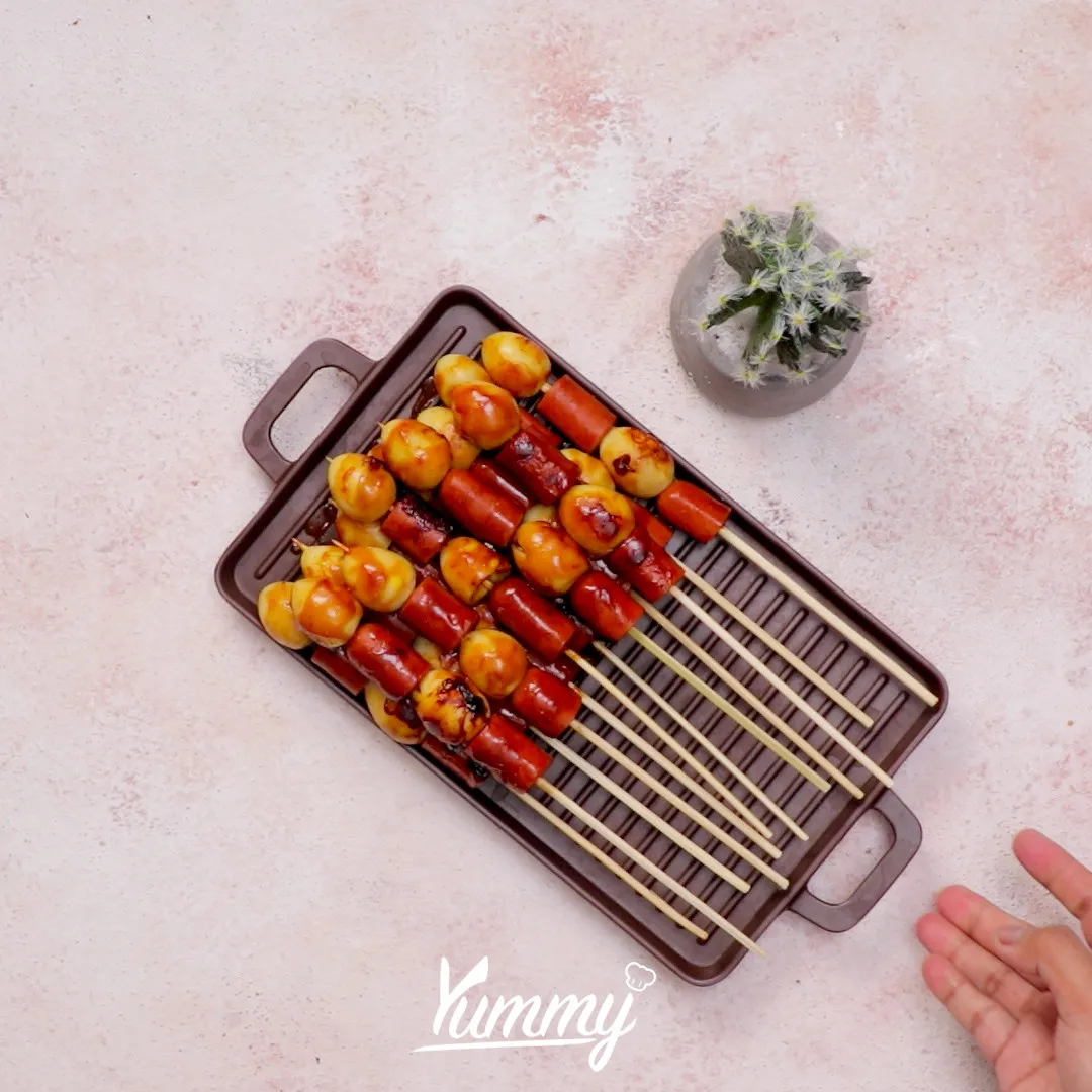 Step 5 Sate Sosis Puyuh