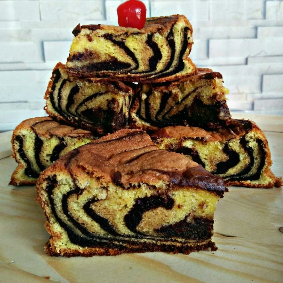 Zebra Cake #JagoMasakMinggu2Periode2
