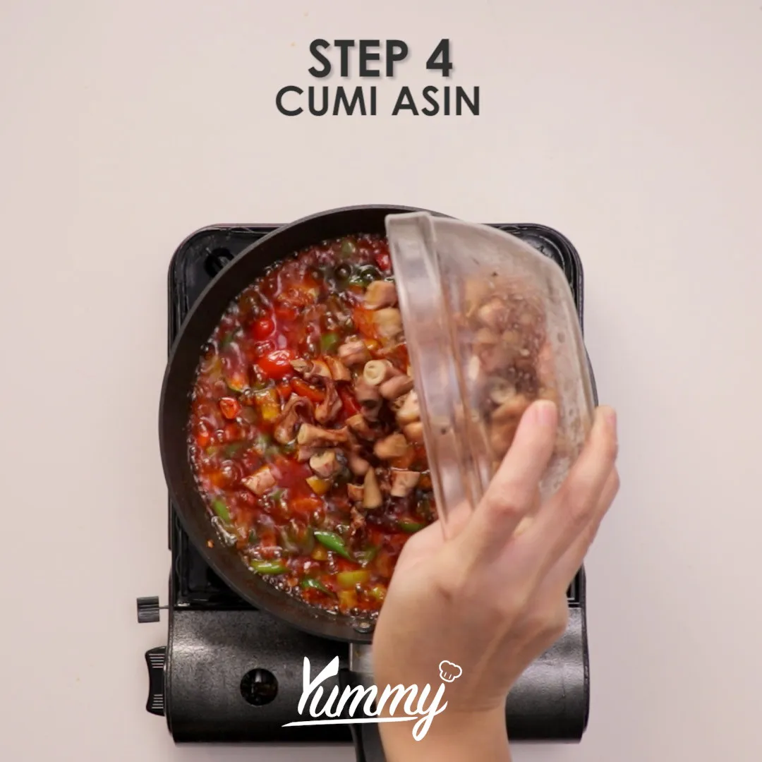 Step 4 Tumis Mercon Cumi Asin