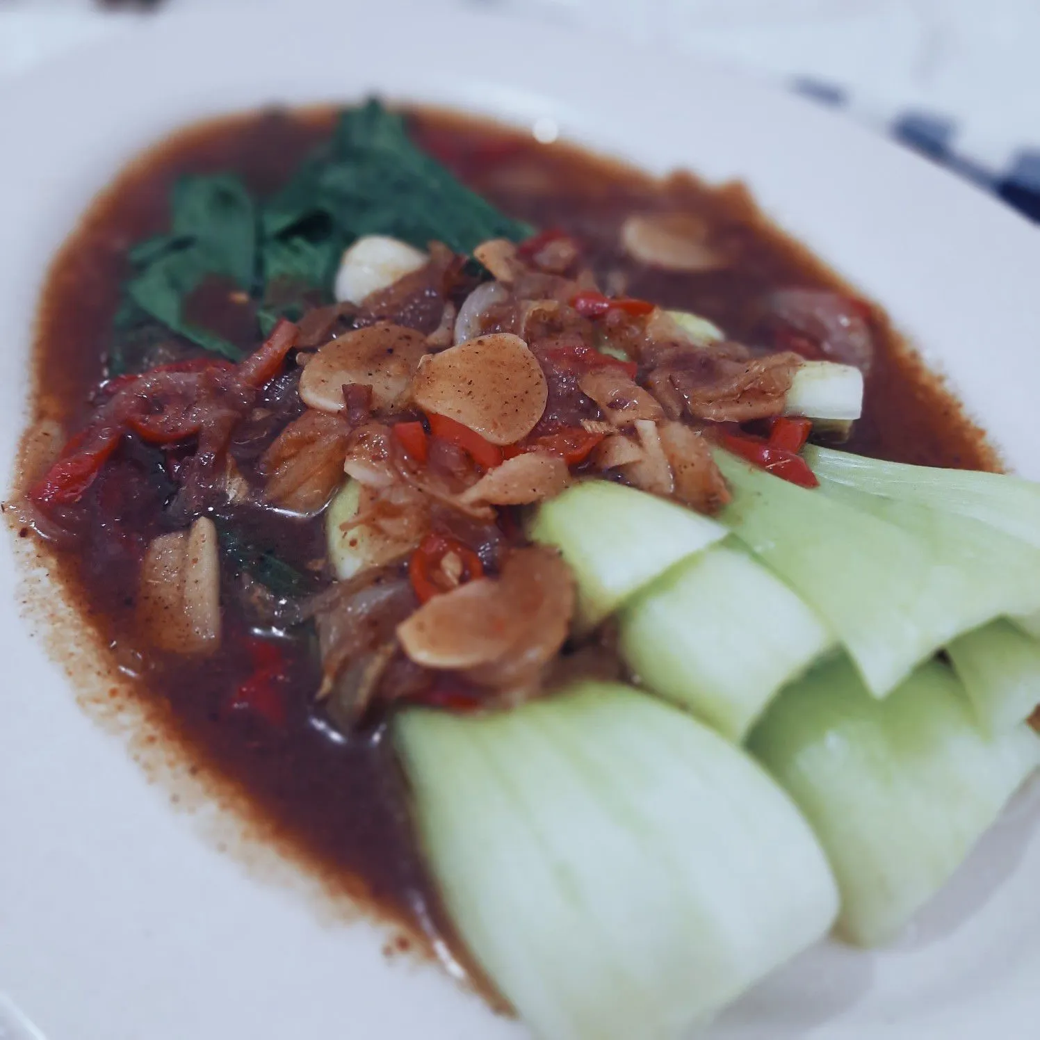 Step 5 Tumis Pakcoy Saus Tiram