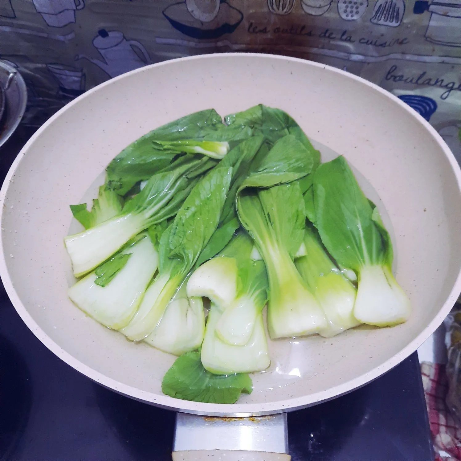 Step 1 Tumis Pakcoy Saus Tiram