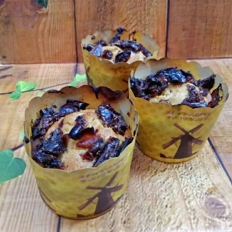 Muffin Tape kurma eggless #JagoMasakMinggu2Periode2