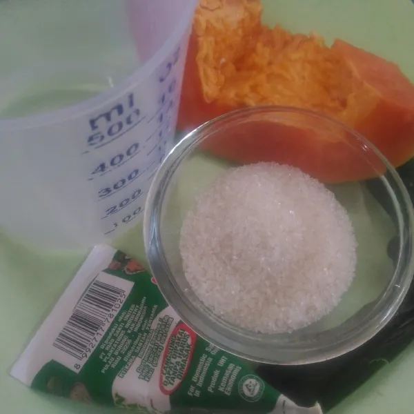 Siapkan semua bahan.