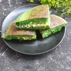 Martabak Manis Pandan Keju Teflon #JagoMasakMinggu2Periode2