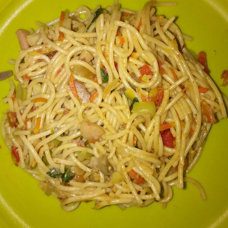 Spaghetti Kerang Sosis