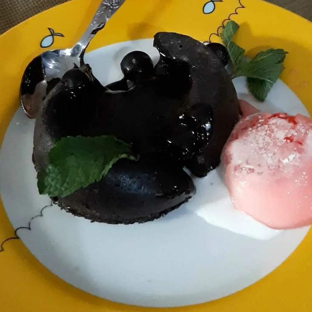 Eggless Molten Cake #JagoMasakMinggu2Periode2