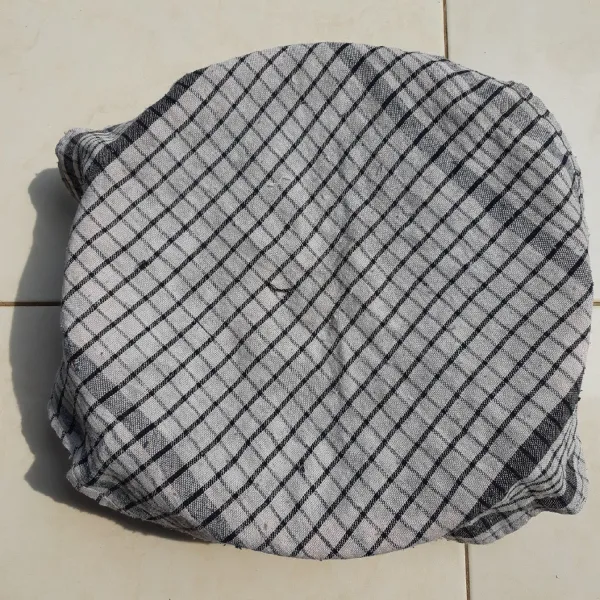 Tutup dengan kain bersih dan diamkan selama 50 menit.