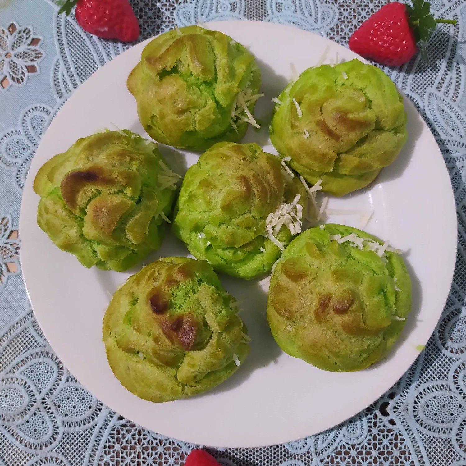 Kue Sus Pandan Keju #JagoMasakMinggu2Periode2