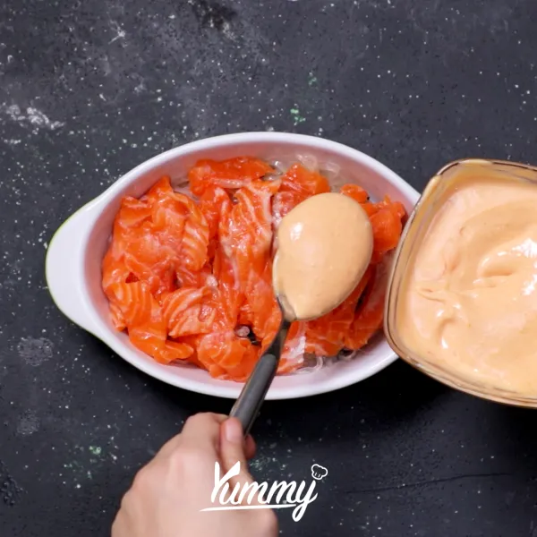 Resep Salmon Mentai Shirataki Mudah dan Cepat