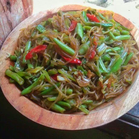Buncis Bihun Manis Pedas #JagoMasakMinggu3Periode2