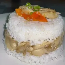 Letakkan dipiring dan Sego Jamur siap disajikan 😋