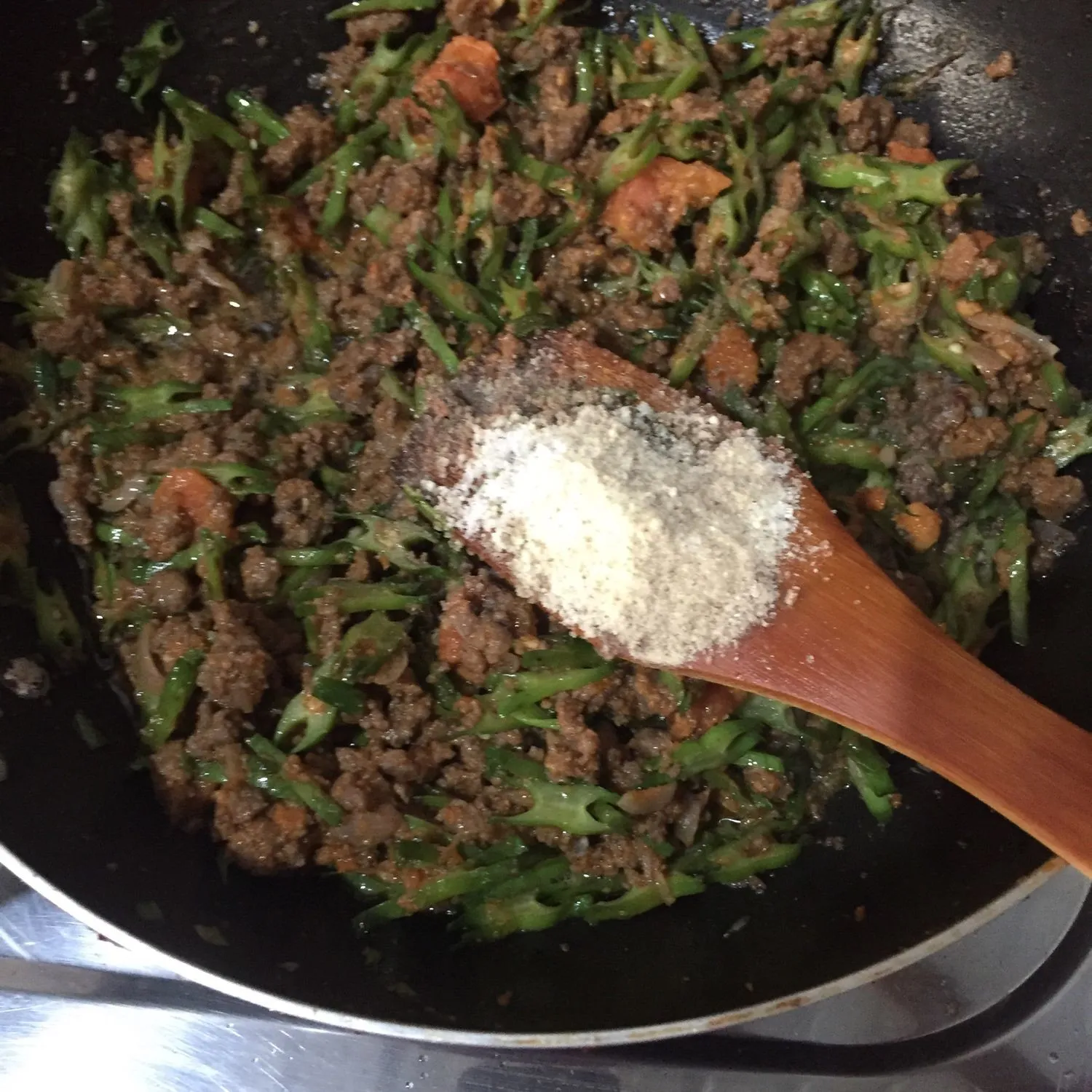Step 5 Lawar Daging khas lombok